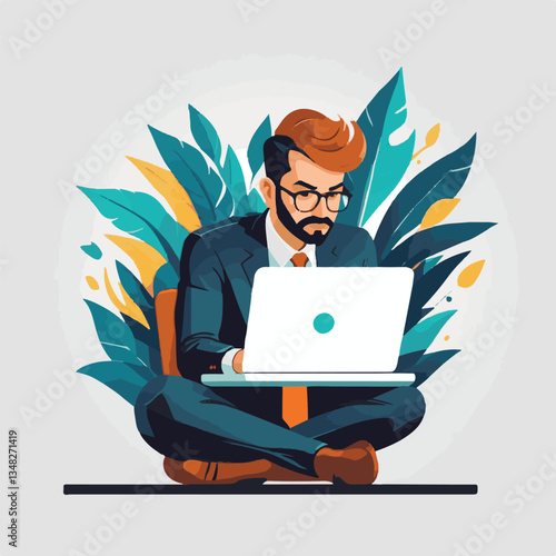employee appreciation day, investment solution, copy space, boss, confident man, 40 40s, lawyer office, finance management, group, older adult, internet technology, person, satisfied person, middle ag
