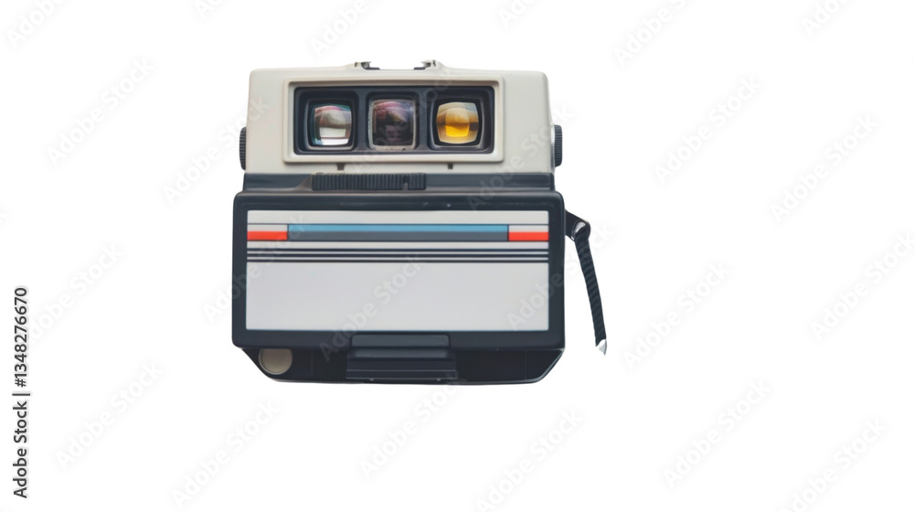 custom made wallpaper toronto digitalVintage instant camera isolated on transparent background, ready for your designs