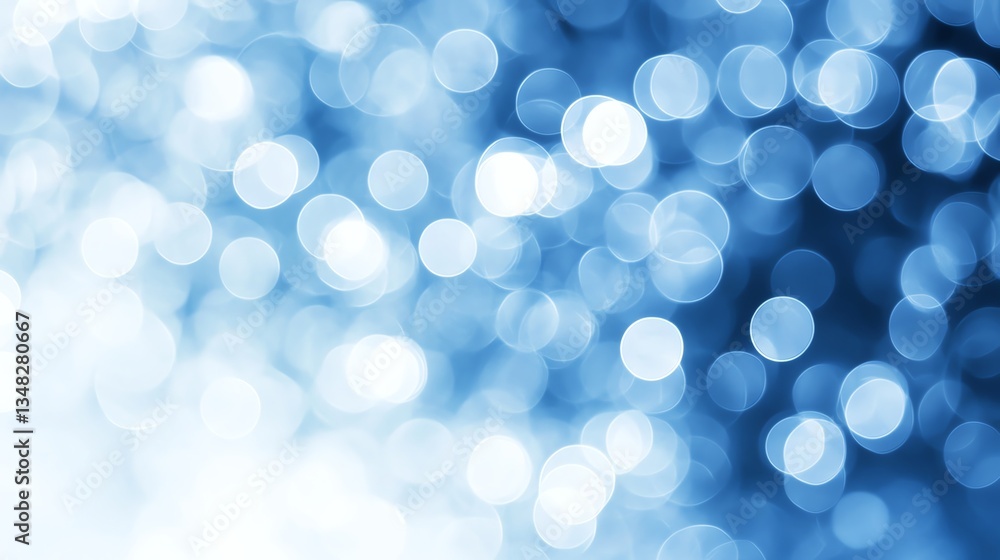 Abstract deep blue bokeh lights with soft gradients, elegant digital background Abstract deep blue bokeh lights with soft gradients, elegant digital background