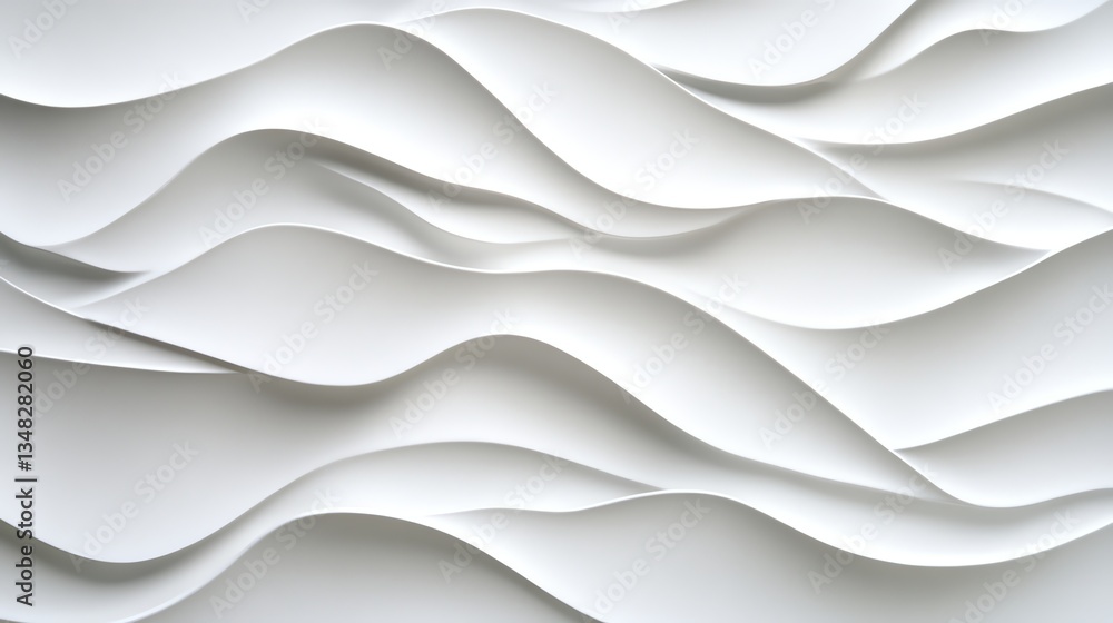 Abstract white ceramic texture with soft shadows, refined and minimal Abstract white ceramic texture with soft shadows, refined and minimal