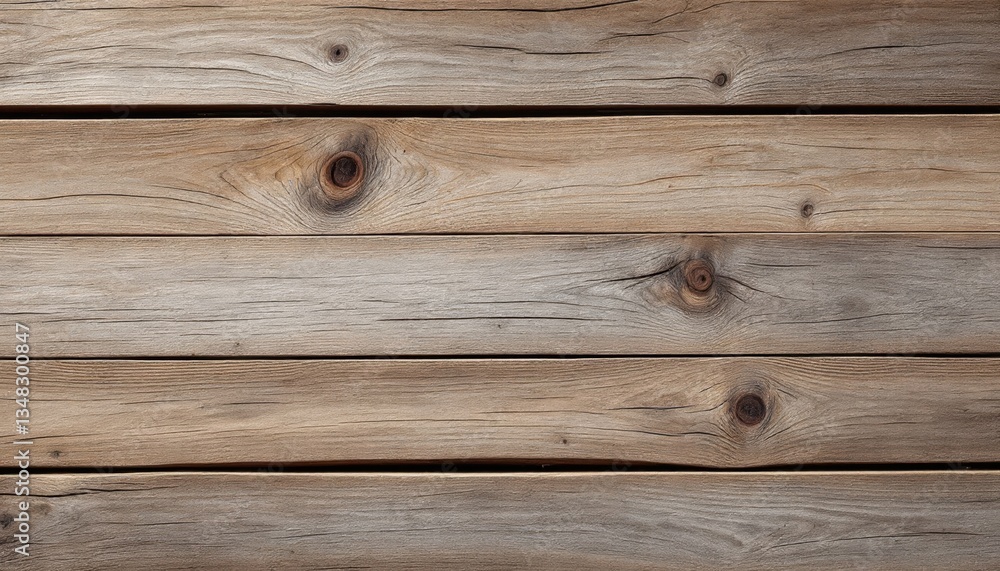 Fototapeta premium Rustic wooden planks with natural knots and grain patterns