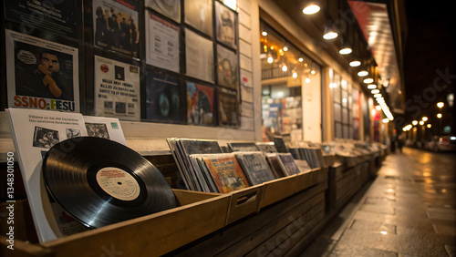 old vinyl records