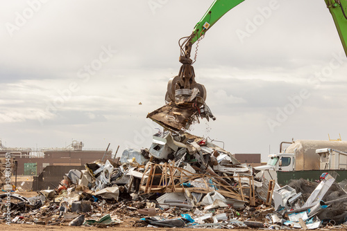 Foto scrap metal trash