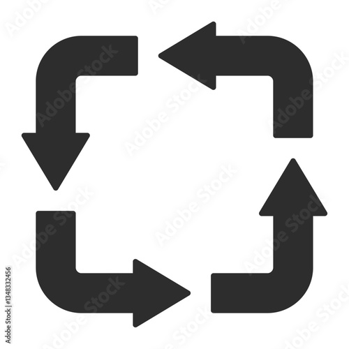 回転する矢印アイコン