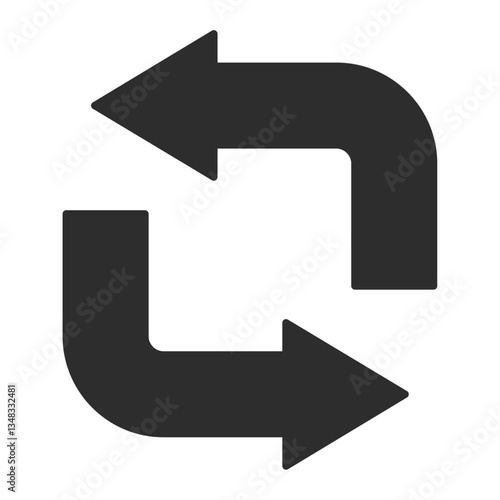 回転する矢印アイコン