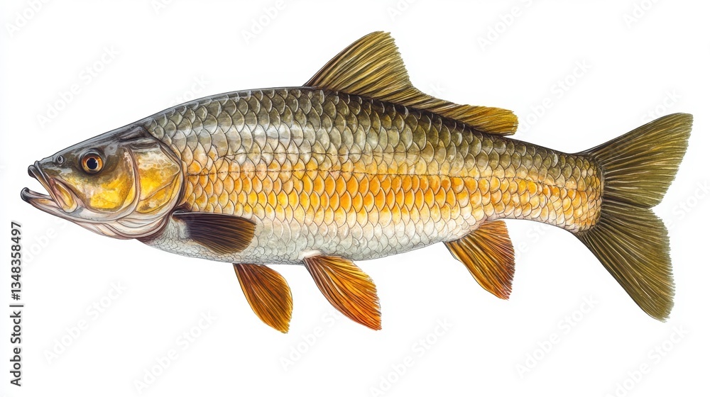 Catching a glimpse of a beautiful fish in nature wildlife photography freshwater habitat close-up view Catching a glimpse of a beautiful fish in nature wildlife photography freshwater habitat close-up view