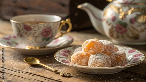 Assorted Desserts on Wooden Platters