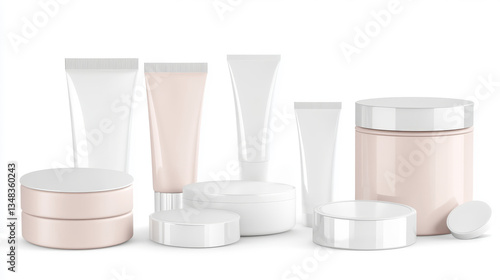 Collection of Acne Treatment Products with Various Containers and Packaging Designs