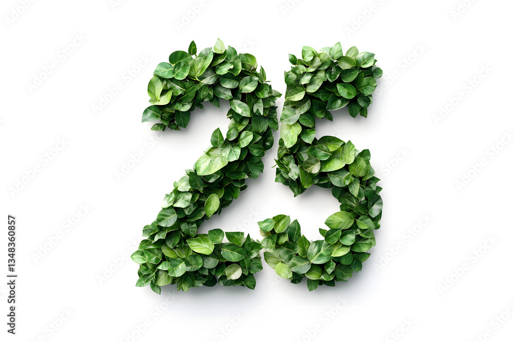 Leaves Form Number Twenty-Five Green Leaves Form Number Twenty-Five Green