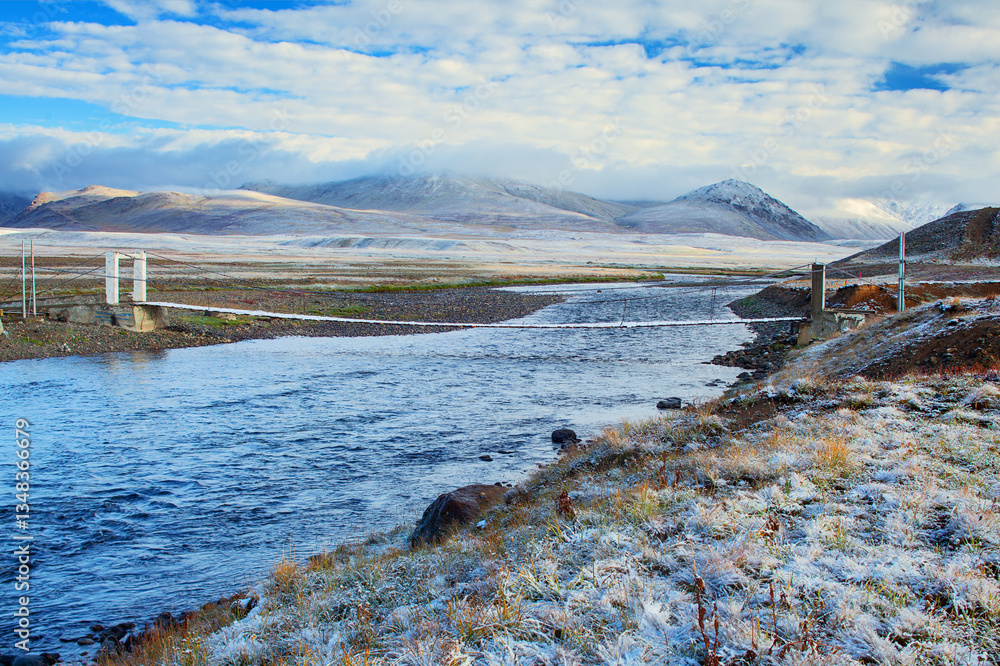 custom made wallpaper toronto digitalDeosai National Oark.
a Bridge at Bara pani, Deosai National Park, Skurdu, Pakistan.