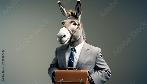 Donkey in a Suit: A Humorous Business Concept