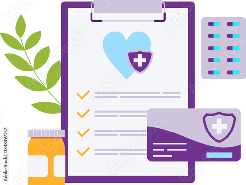 Health Insurance Illustration