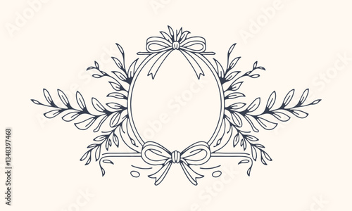 Modern seamless vector-style illustration decorative frames with a vintage aesthetic, easily editable.