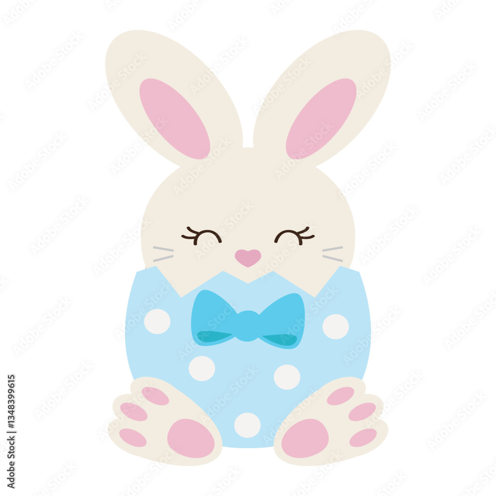 Easter bunny boy vector cartoon illustration Easter bunny boy vector cartoon illustration