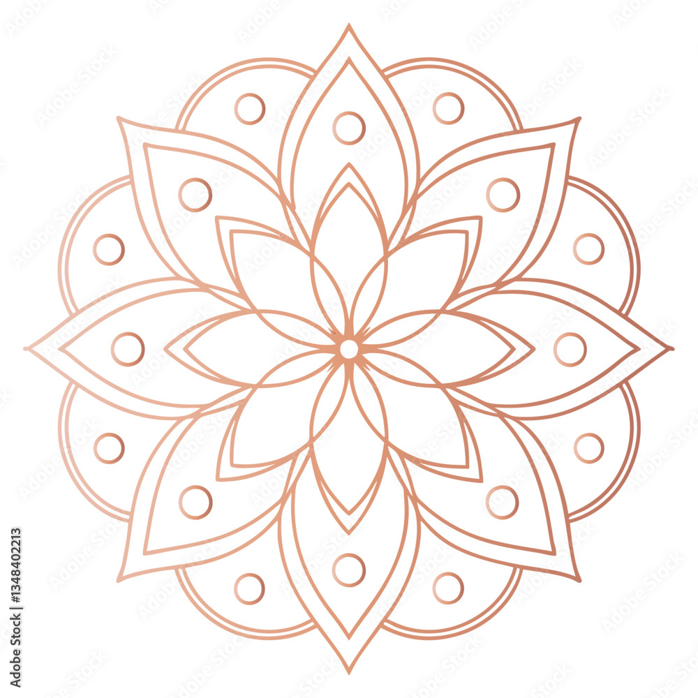 Fototapeta premium abstract floral ornament