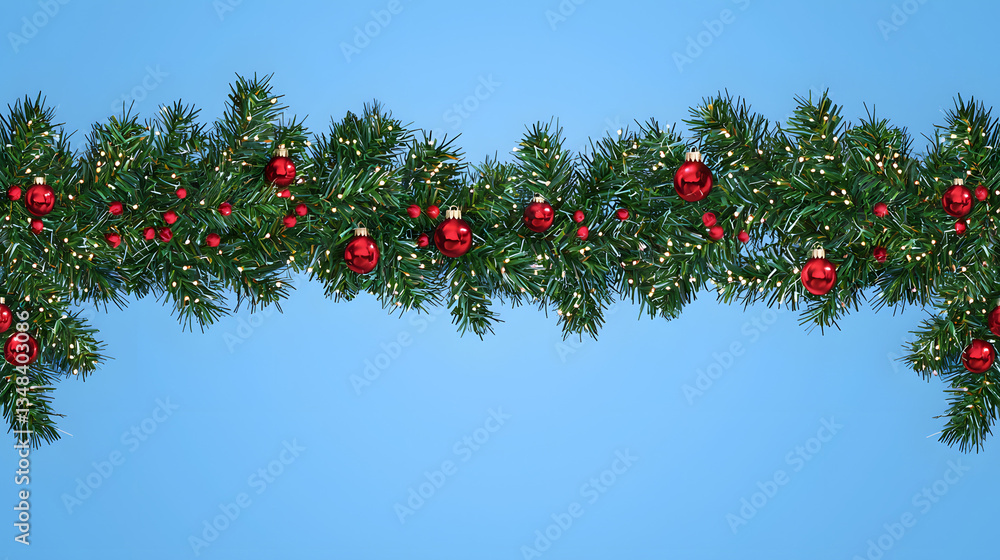 Christmas garland with bokeh lights over a blue background, creating a festive, magical atmosphere, perfect for holiday decorations and seasonal celebrations.
Christmas garland with bokeh lights over a blue background, creating a festive, magical atmosphere, perfect for holiday decorations and seasonal celebrations.