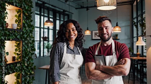 The Baristas in Cozy Cafe