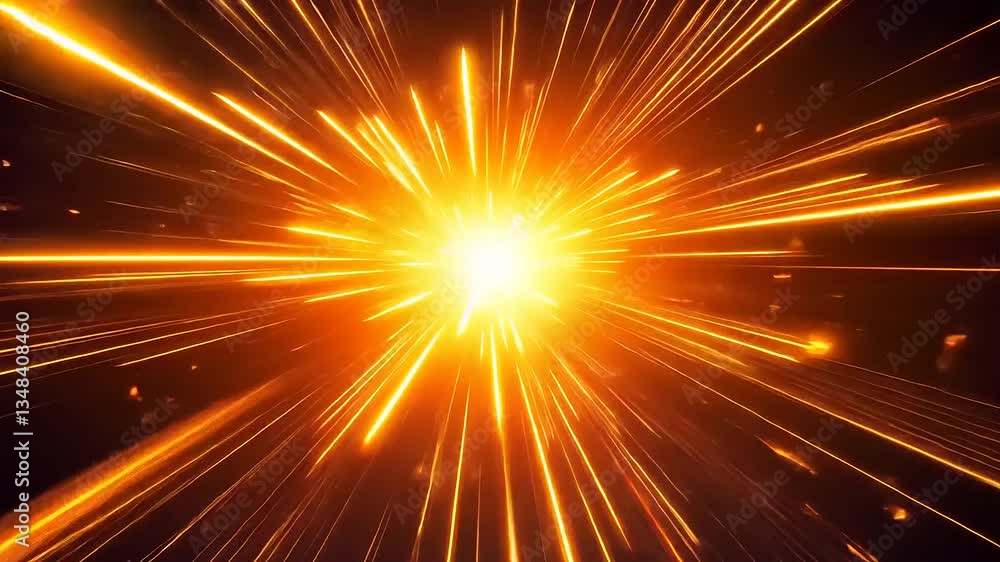 Vibrant explosion of light and energy radiating outward against a dark background, symbolizing power Vibrant explosion of light and energy radiating outward against a dark background, symbolizing power
