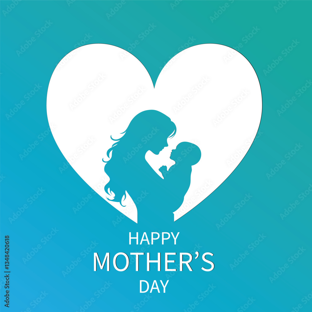 Happy Mothers day With beautiful Design Happy Mothers day With beautiful Design