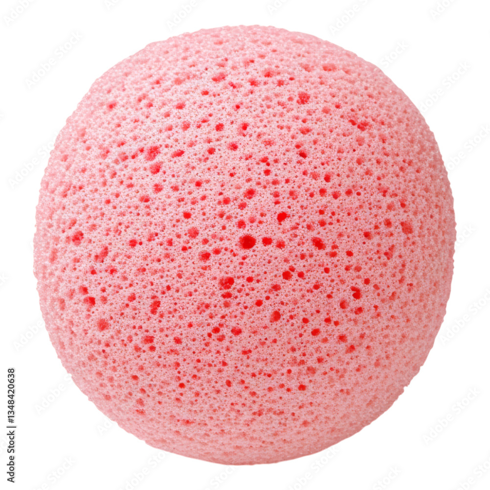 Soft Pink Bath Sponge for Gentle Cleansing Use Soft Pink Bath Sponge for Gentle Cleansing Use