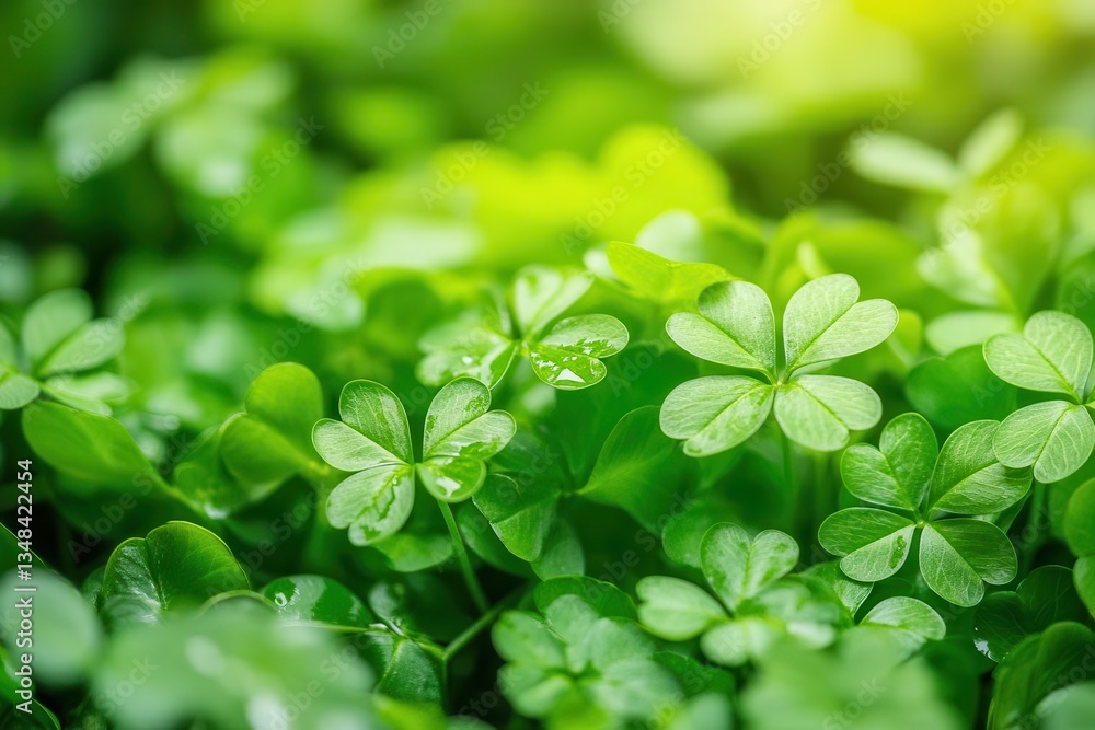 closeup view of vibrant green shamrock leaves with a soft focus background symbolizing irish culture and luck perfect for celebrating st patricks day with a fresh and lively aesthetic closeup view of vibrant green shamrock leaves with a soft focus background symbolizing irish culture and luck perfect for celebrating st patricks day with a fresh and lively aesthetic