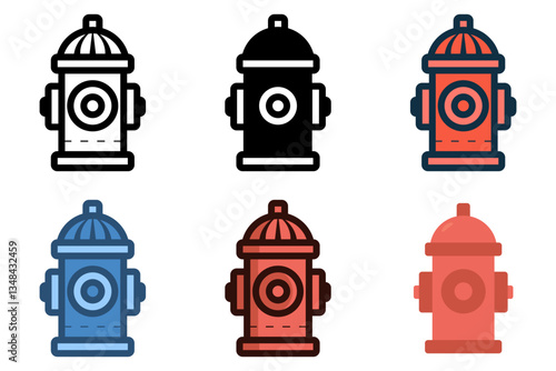 fire hydrant icon vector illustration