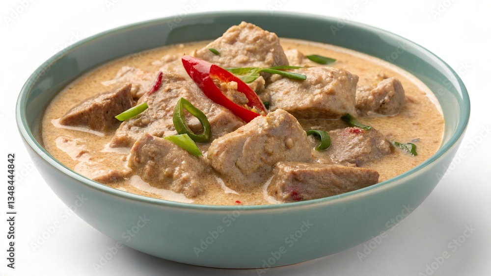 Bicol express in a colorful bowl highlighting the rich flavors of Filipino cuisine Bicol express in a colorful bowl highlighting the rich flavors of Filipino cuisine