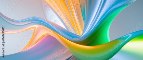 bright and colorful abstract background representing the future of technology