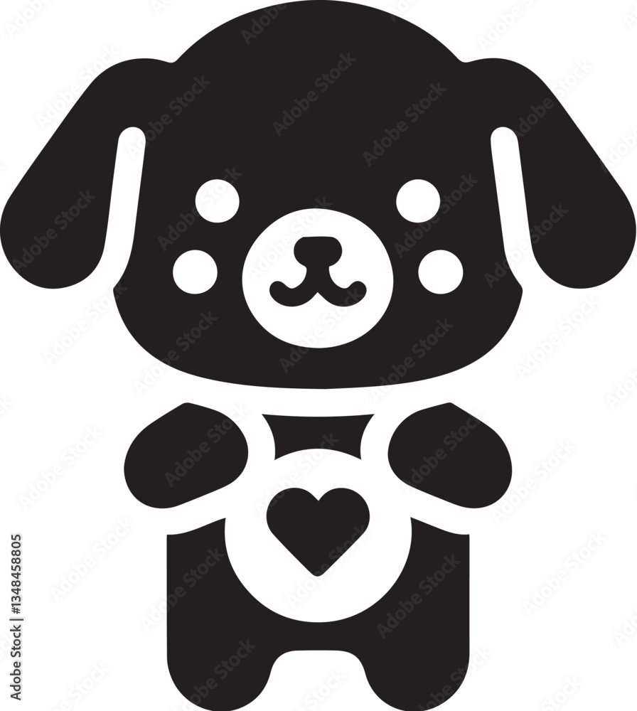 Naklejka premium Adorable Cute Vector Art, Icons