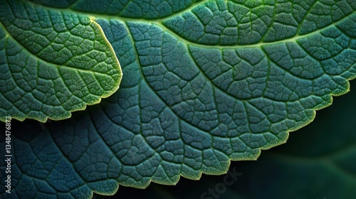 Stunning Closeup of Lush Green Leaf Texture