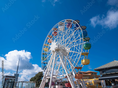 Ferris wheel at Tibidabo mount, Barcelona