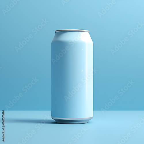 can of soda isolated on white