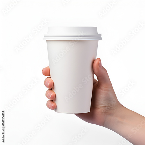 hand holding a cup of coffee