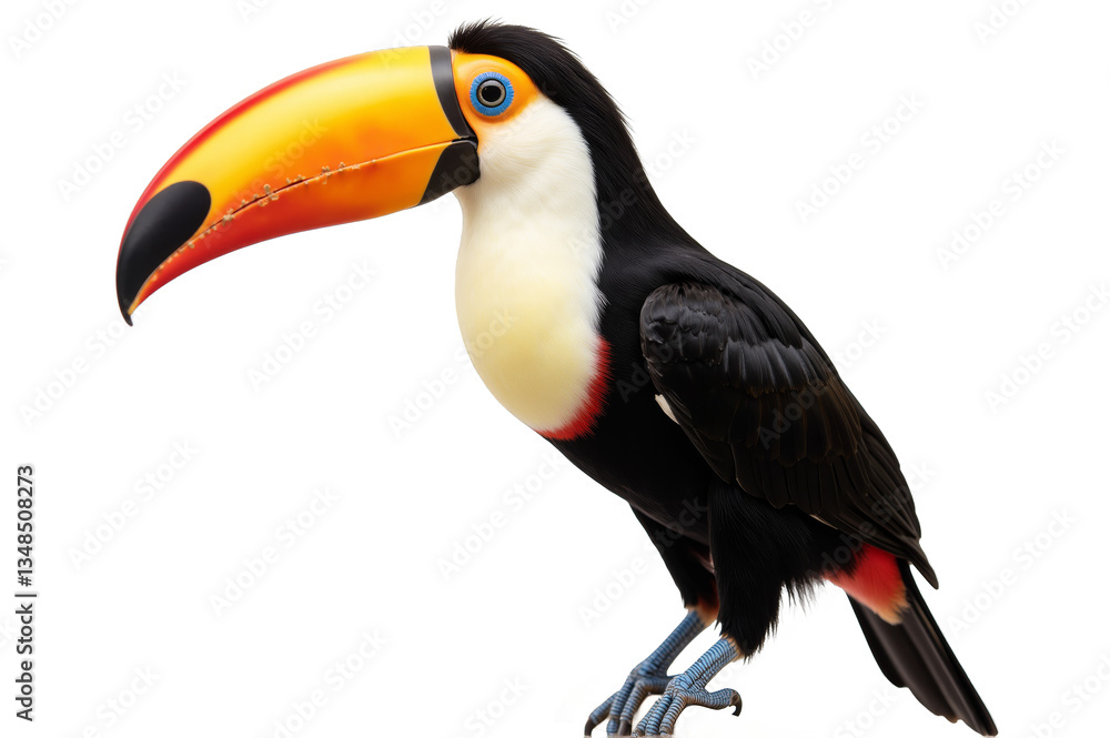 Naklejka premium Toucans Exotic Beauty with Vibrant Beaks