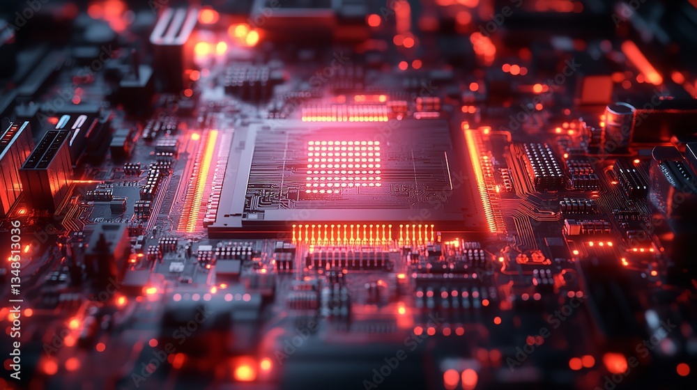 IT Information technology concept Motherboard
IT Information technology concept Motherboard