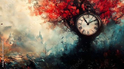 Wallpaper Mural A alice in wonderland background Torontodigital.ca