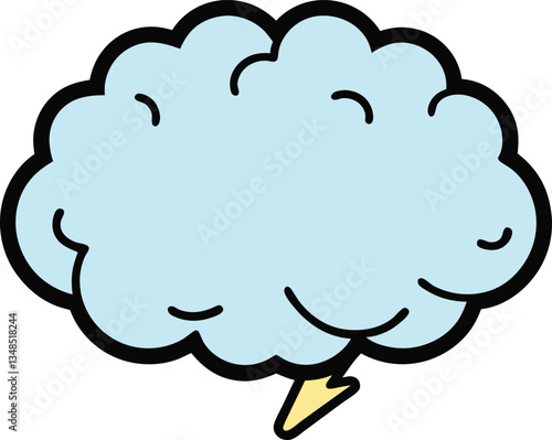 Stormy Brain design bubble