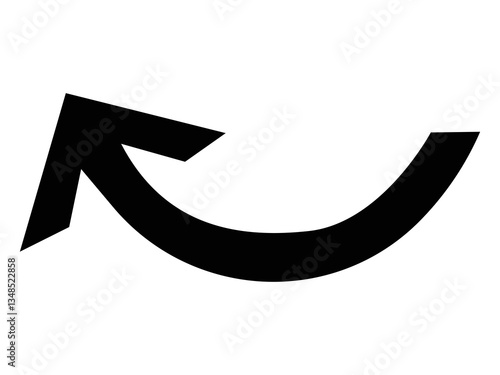 half circle arrow