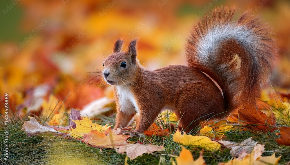 squirrel in autumn squirrel in autumn