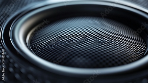 Speaker Grille Closeup: Audio Technology