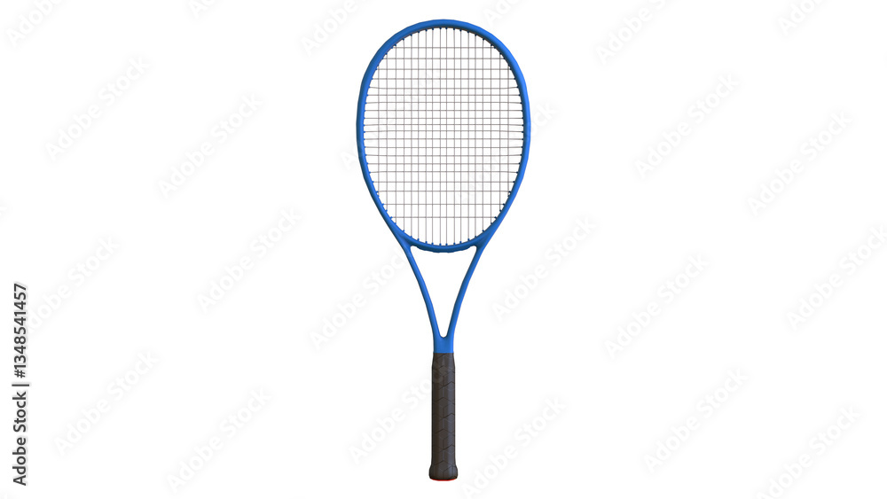 Badminton racket isolated on white background Badminton racket isolated on white background