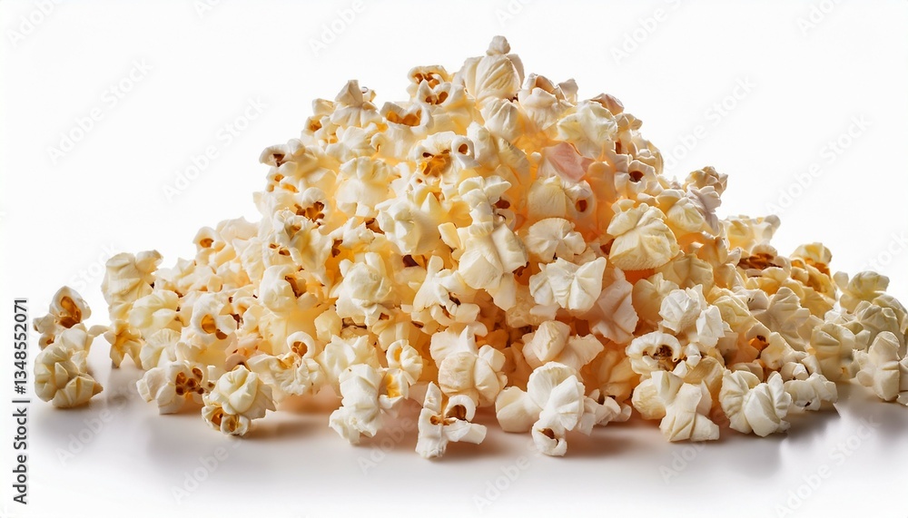 popcorn on white clipping path included popcorn on white clipping path included