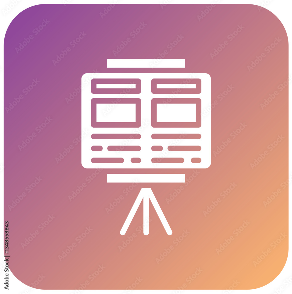 Vector Design Storyboard Icon Style Vector Design Storyboard Icon Style