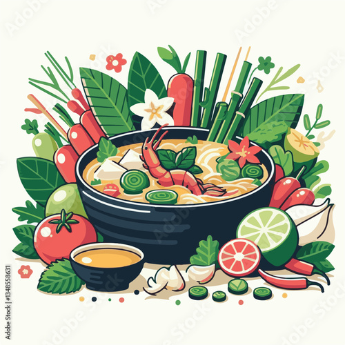 chicken, food, bowl, thai, asian, coconut, galangal, soup, dinner, thailand, spicy, lime, milk, background, tom kha, coconut soup, chili, creamy, cuisine, mushroom, gai, tom, sour, tom kha gai, thai f