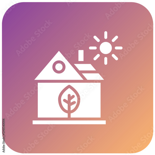 Vector Design Eco House Icon Style