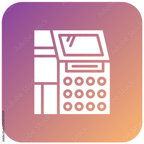 Vector Design Atm Machine Icon Style