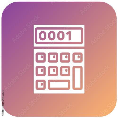 Vector Design Calculator Icon Style