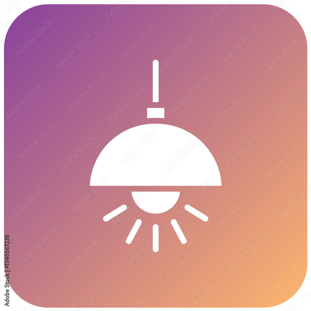 Obraz premium Vector Design Lamp Icon Style