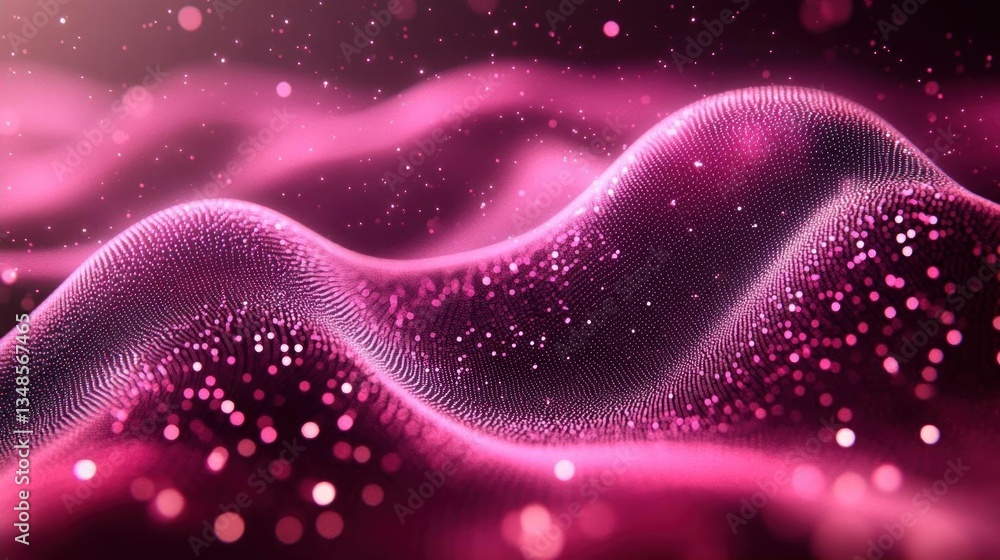 Abstract Pink Glitter Wave Background Design Abstract Pink Glitter Wave Background Design