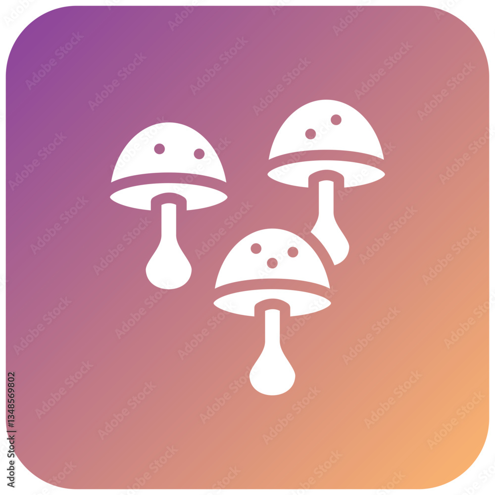 Vector Design Mushroom Icon Style Vector Design Mushroom Icon Style
